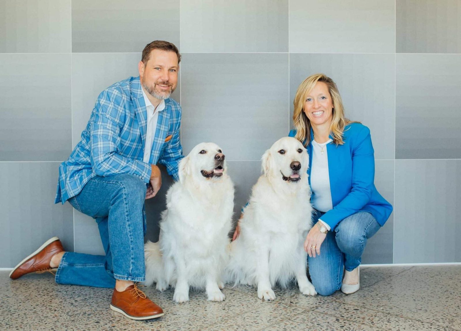 Jack and Tara Frost with the Frost pups
