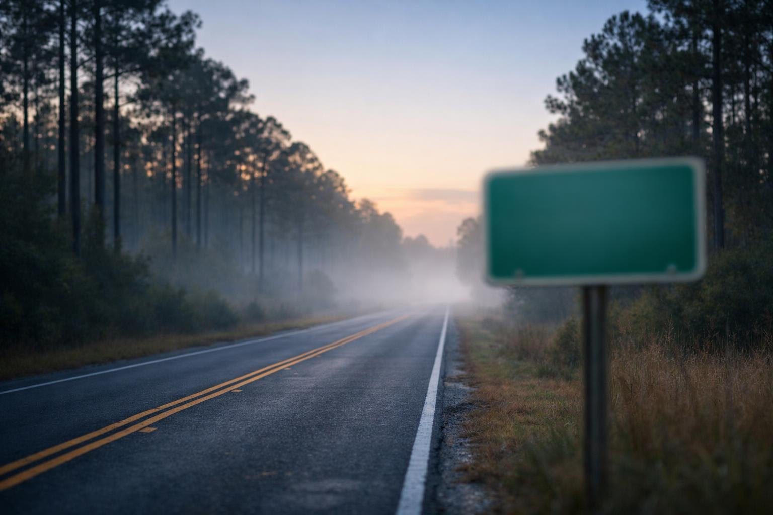 The county line