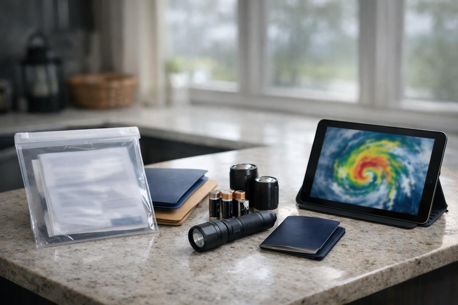 The go-bag, documents included